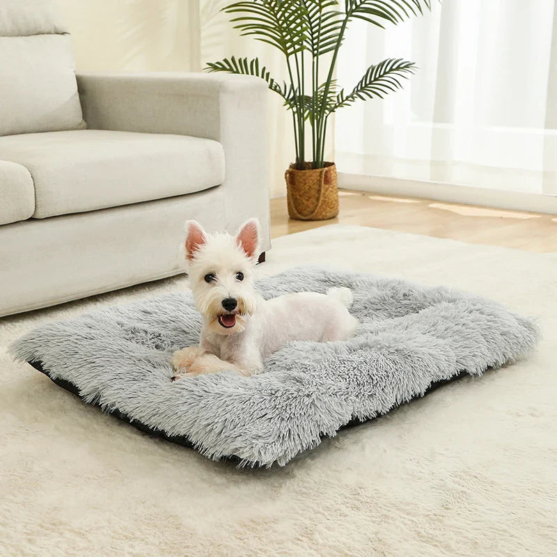 Fluffy Hondenmat & Kattenmat – Rechthoekig Comfort Kussenbed