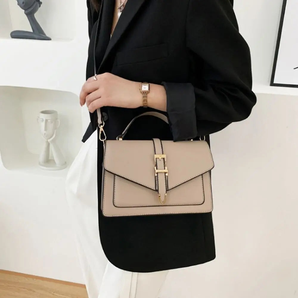 Chique Crossbody Schoudertas met Gespsluiting – Elegant & Praktisch