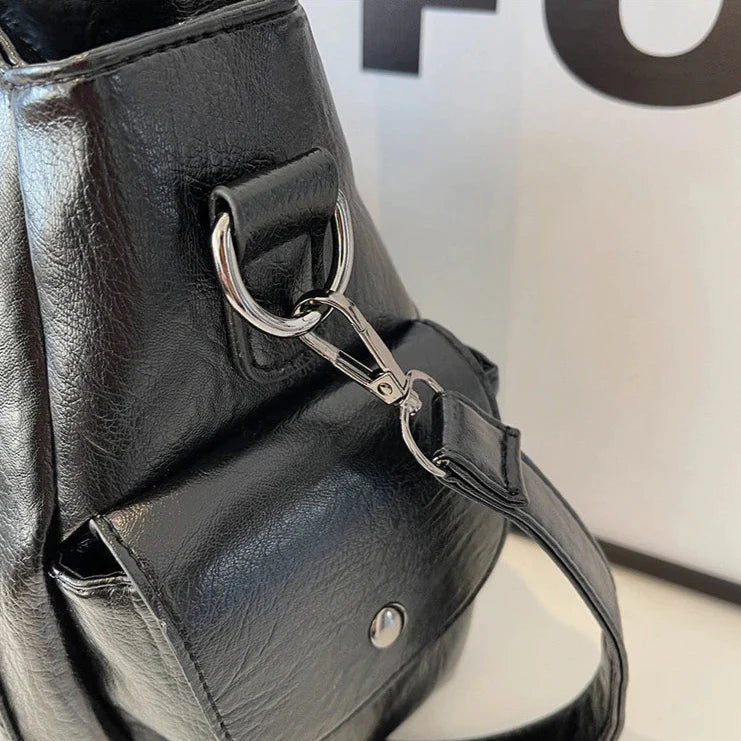 Dames Leren Schoudertas β Ruime Hobo Bag met Luxe Afwerking
