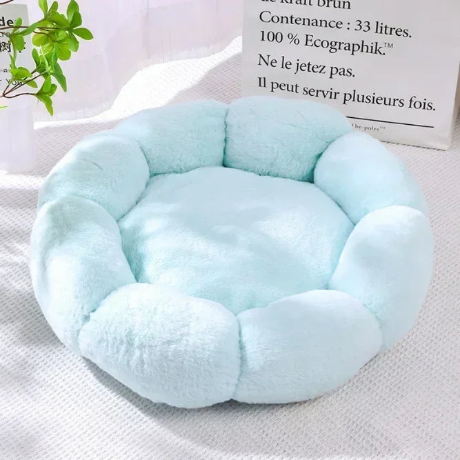 Bloemvormige Hondenmand & Kattenmand – Zachte Fluffy Huisdiermand