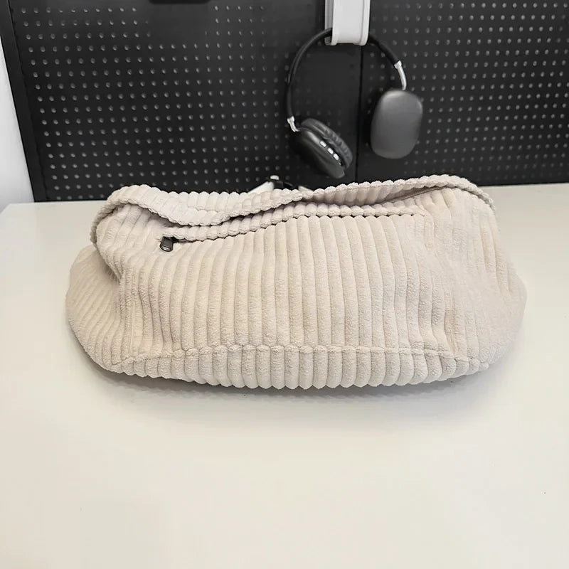 Corduroy Crossbody Tas – Trendy, Ruim & Comfortabel