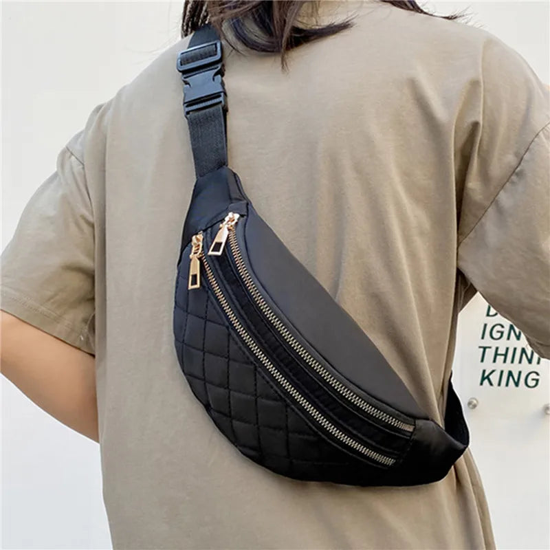 Trendy Quilted Heuptas – Stijlvolle Crossbody Tas voor Elke Dag