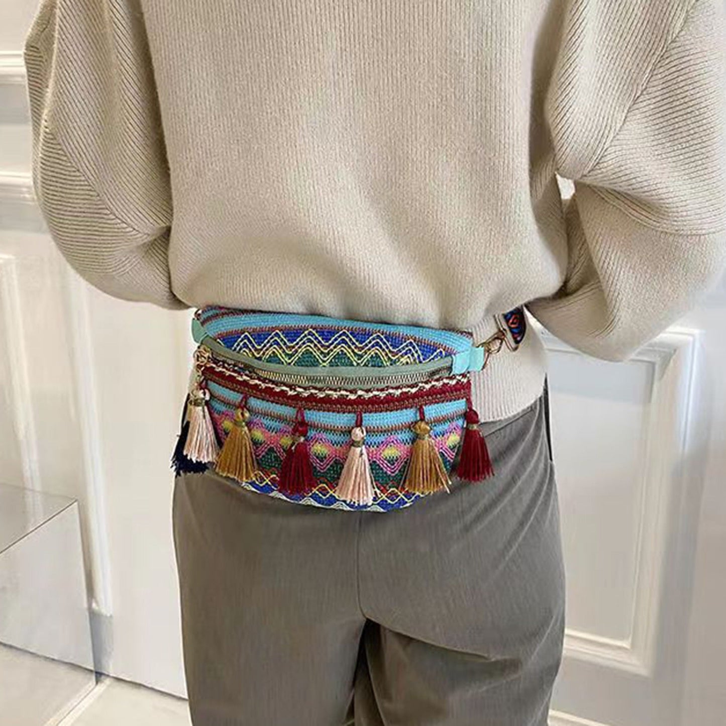 Bohemian Crossbody Tas – Kleurrijk, Uniek & Comfortabel