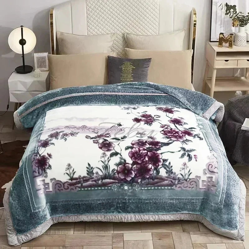 Luxe Winterdeken – Extra Dikke Fleece Plaid met Klassiek Design