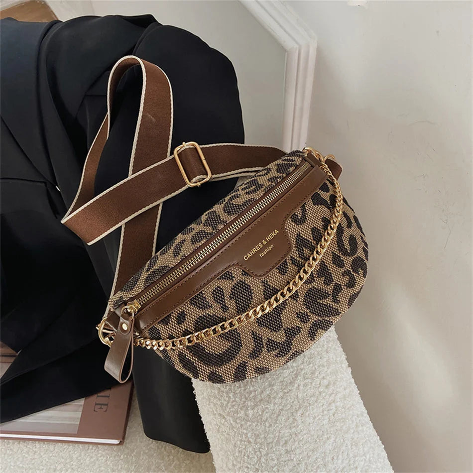 Pied-de-Poule Heuptas & Crossbody – Trendy Fanny Pack met Ruitpatroon – Chic & Praktisch