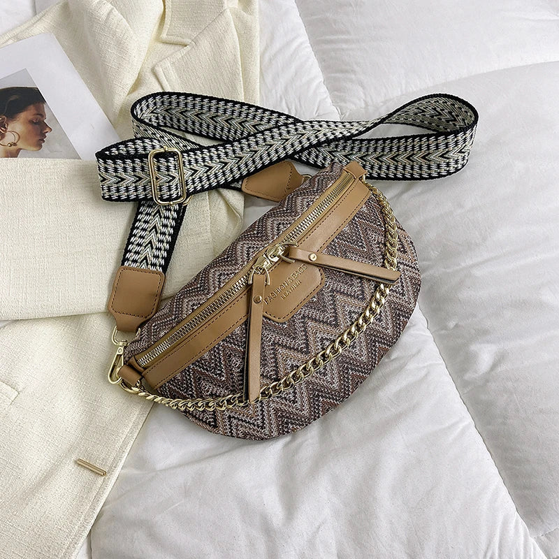 Bohemian Patchwork Crossbody Tas – Stijlvol & Uniek