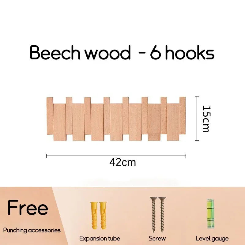 Porte-manteau mural en noyer noir, crochet à vêtements en bois massif, porte d'entrée, porte-manteau, décoration de maison, meubles Ds, livraison directe