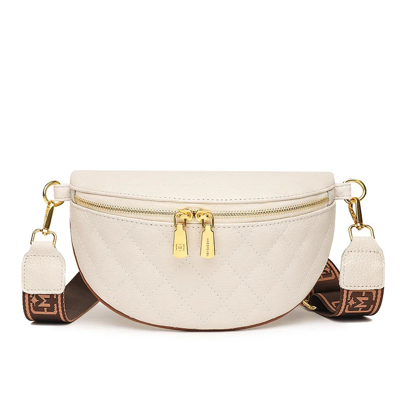 Luxe Crossbody Heuptas met Gouden Details – Elegant & Praktisch
