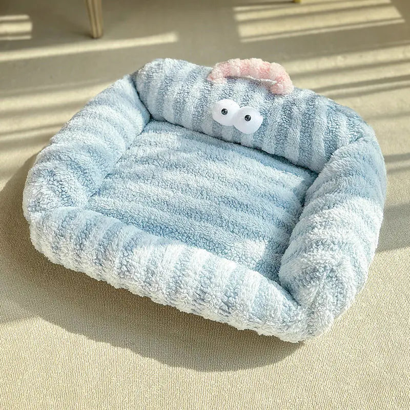 Fluffy Hondenmand & Kattenmand – Zachte Huisdiermand met Schattig Design
