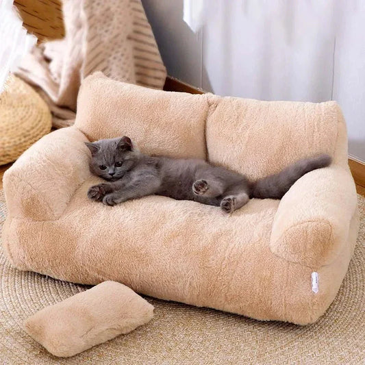 Sofa Hondenmand & Kattenmand – Zachte Fluffy Huisdierbank