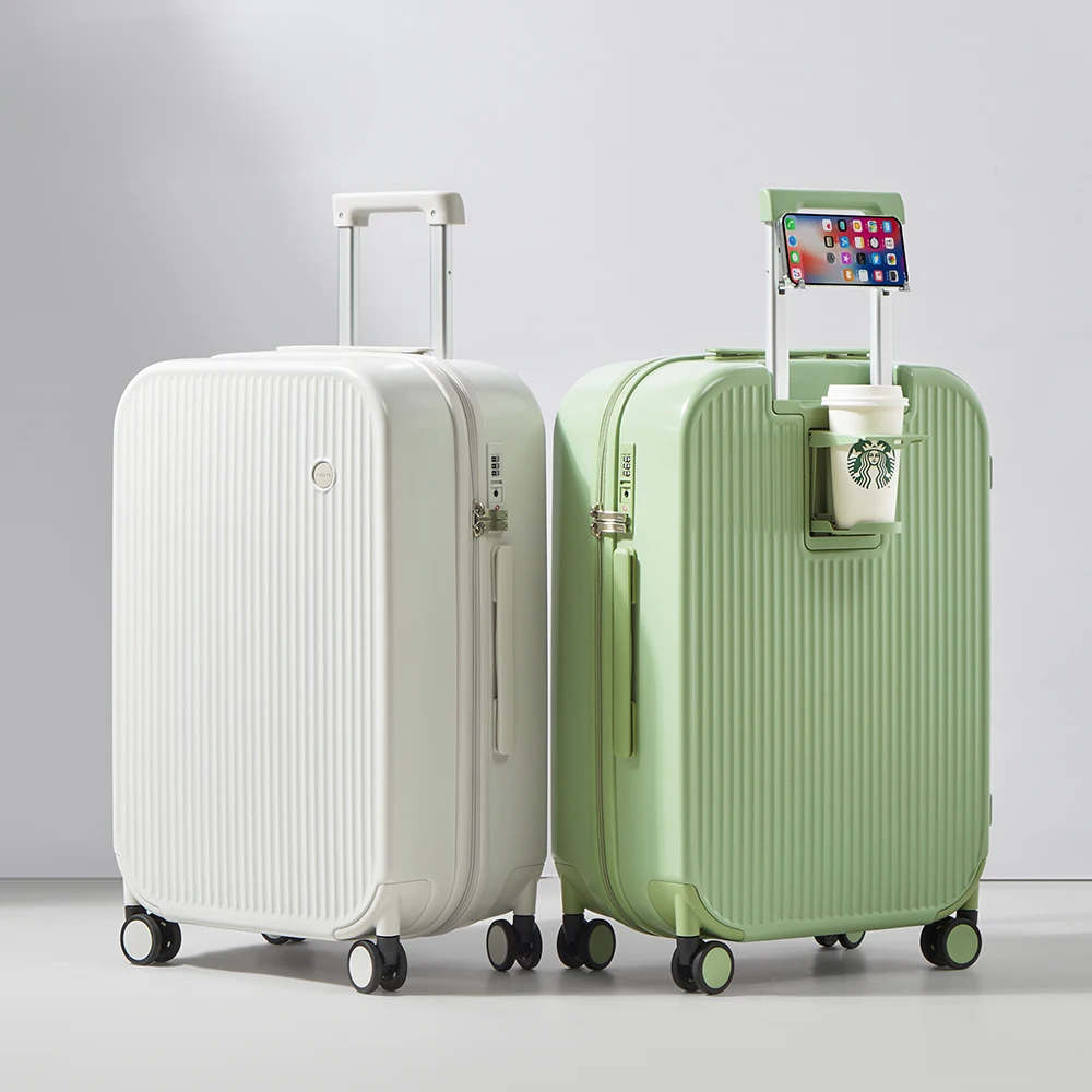 Handbagage Koffer met USB-poort & Tablet Houder – 20/24 Inch – Waterdicht & TSA-slot – Lichtgewicht