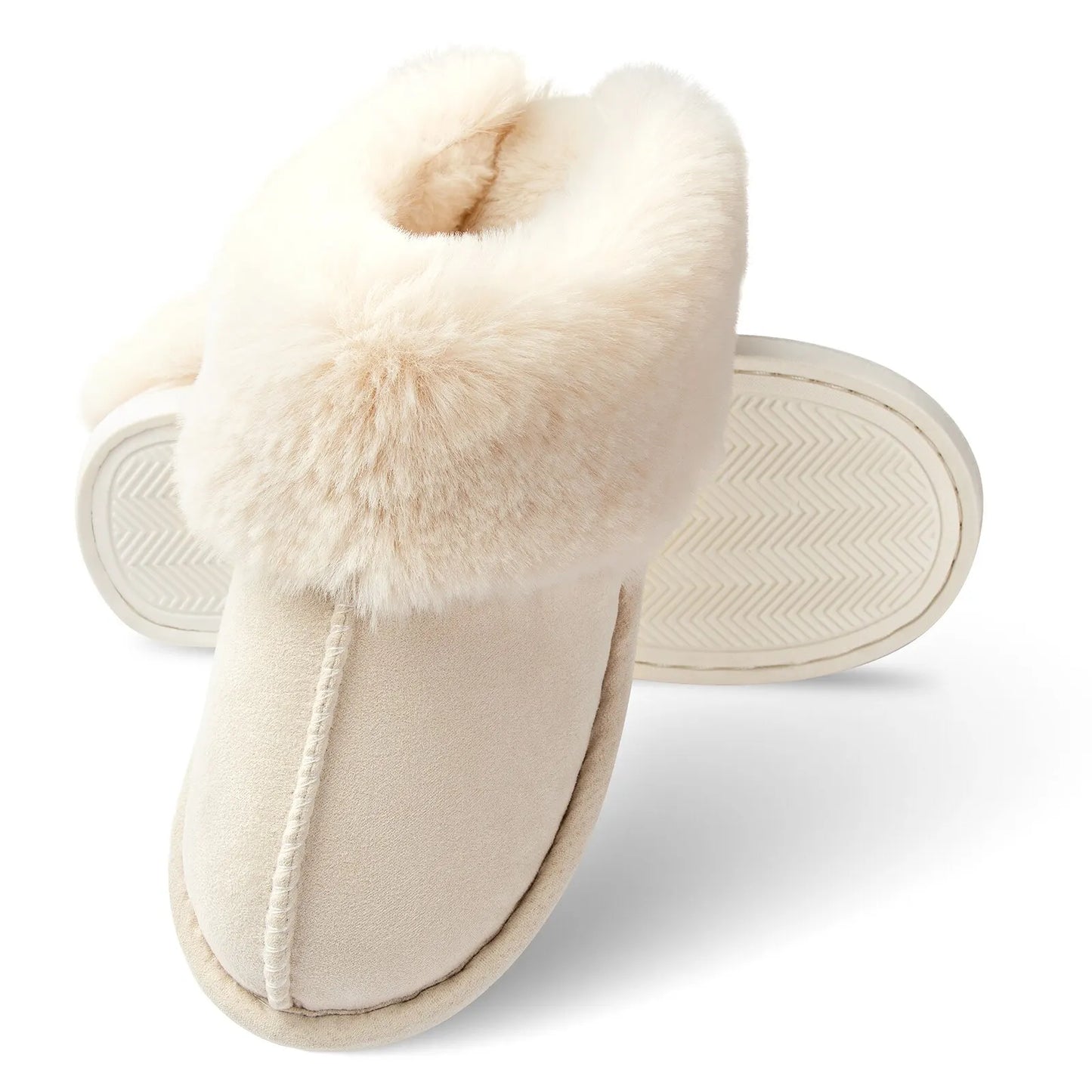 Dames Pantoffels met Bontvoering – Warme en Comfortabele Winter Slippers
