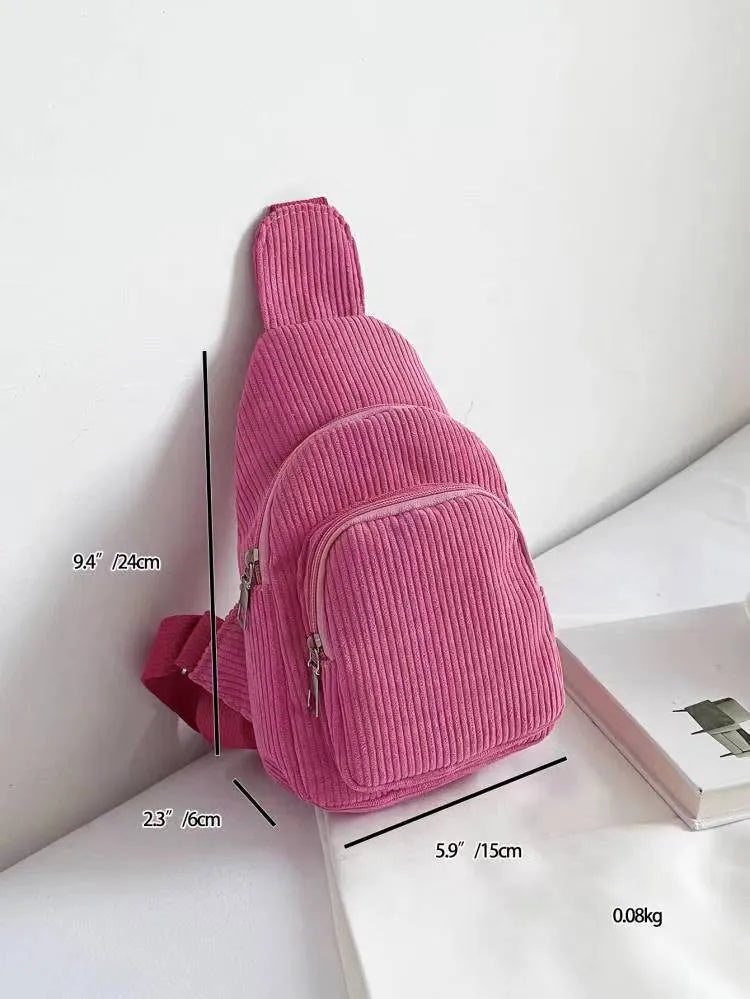 Teddy Heuptas โ Zachte Pluche Crossbody Tas voor Dames