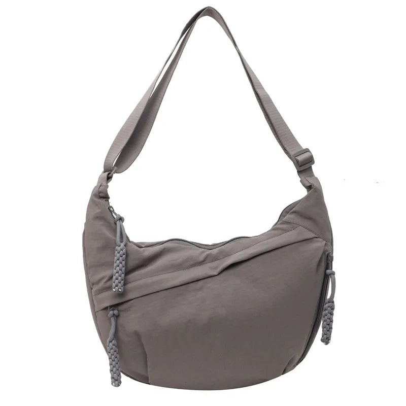 Beige Hobo Crossbody Tas – Ruim, Stijlvol & Comfortabel