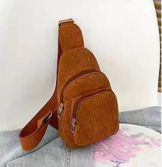 Teddy Heuptas โ Zachte Pluche Crossbody Tas voor Dames