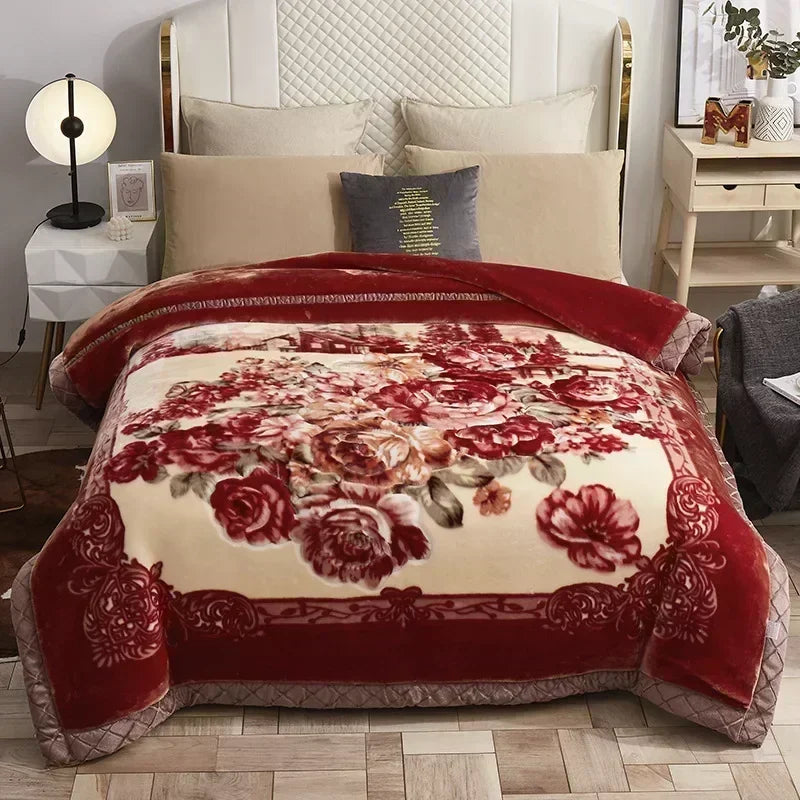 Luxe Winterdeken – Extra Dikke Fleece Plaid met Klassiek Design