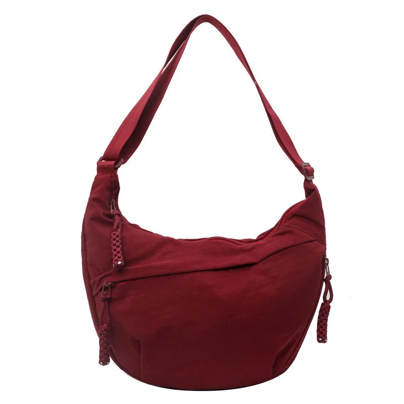 Beige Hobo Crossbody Tas – Ruim, Stijlvol & Comfortabel