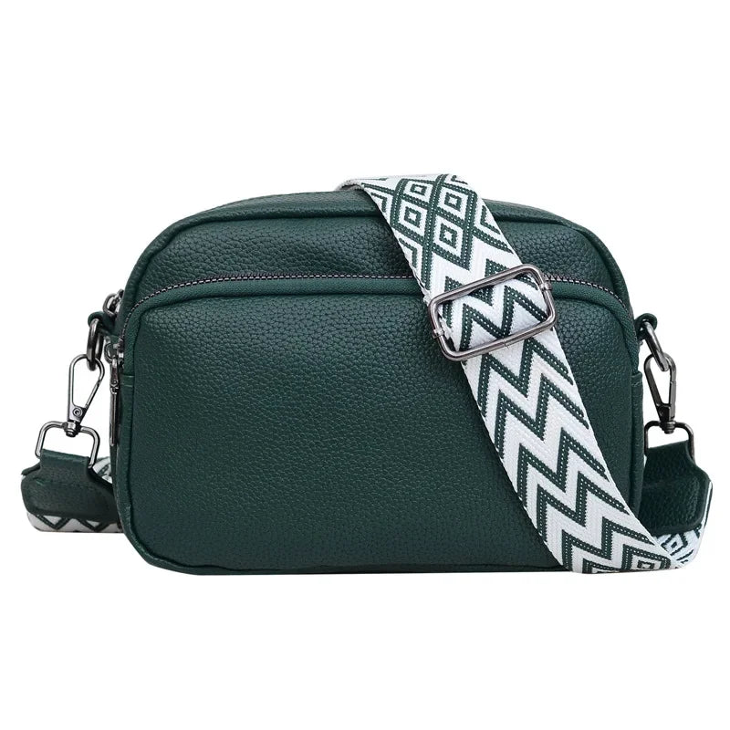Trendy Schoudertas met Breed Band & Mini Etui – Stijlvol & Praktisch voor Dagelijks Gebruik