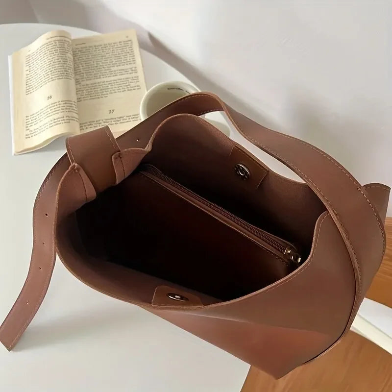 Elegante Schoudertas met Extra Etui – Ruim & Stijlvol voor Dagelijks Gebruik