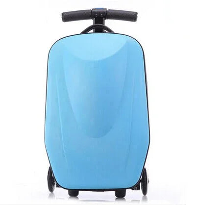 Reiskoffer met Step – Handbagage Trolley Koffer met Ingebouwd Scooter Systeem