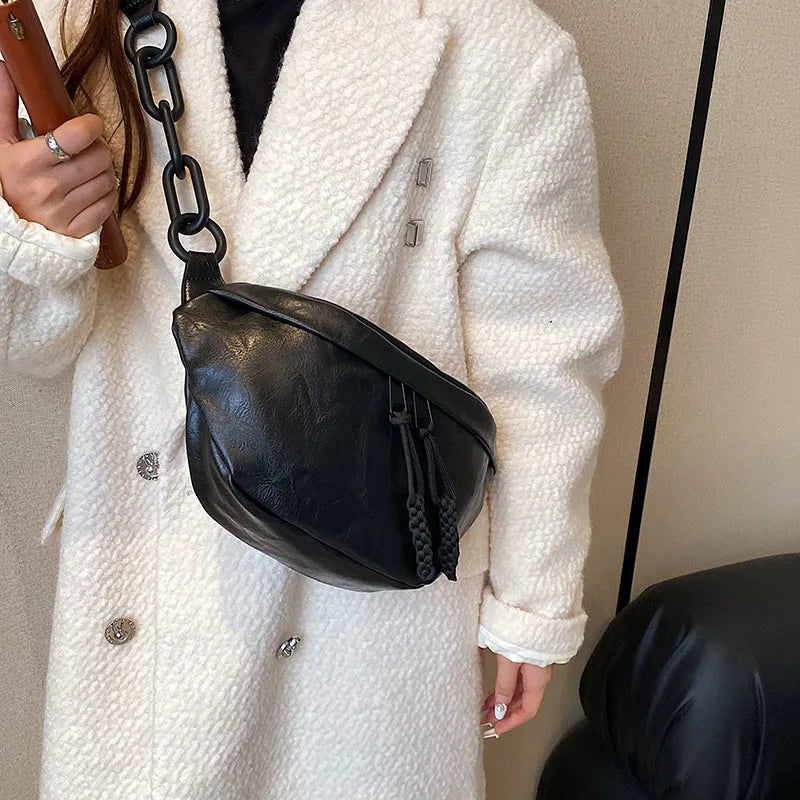 Leren Heuptas – Stoere Crossbody Tas met Verstelbare Band