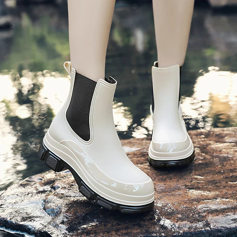 Dames Chelsea Boots – Waterdicht & Trendy met Chunky Zool