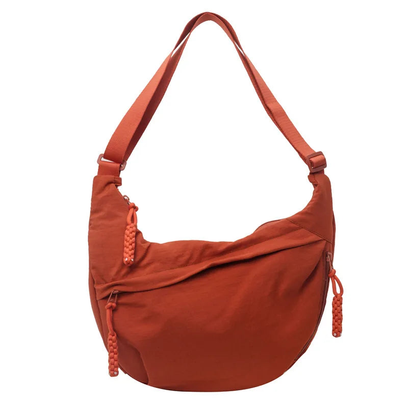 Beige Hobo Crossbody Tas – Ruim, Stijlvol & Comfortabel