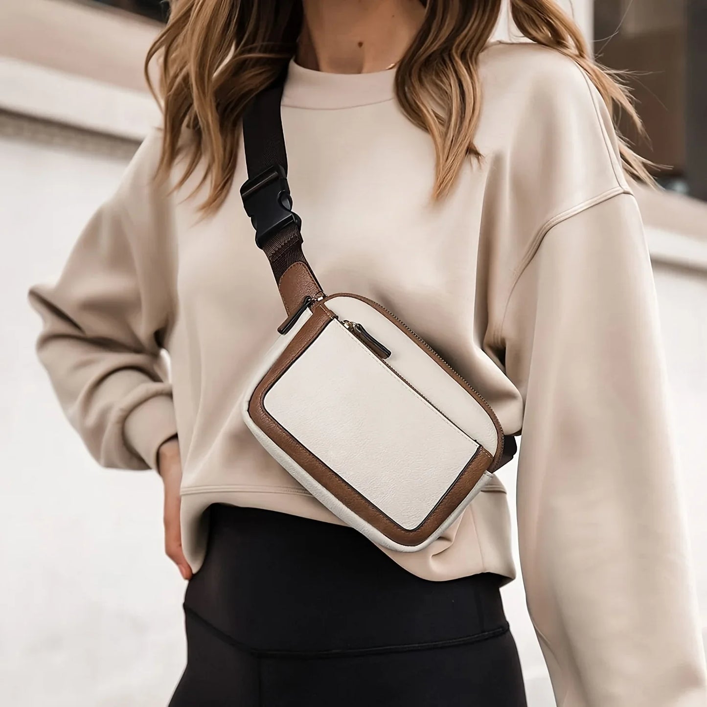 Minimalistische Canvas Heuptas – Stoere & Praktische Crossbody Tas