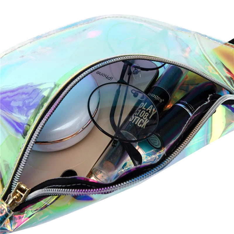 Holografische Heuptas – Festival, Trendy & Comfortabel