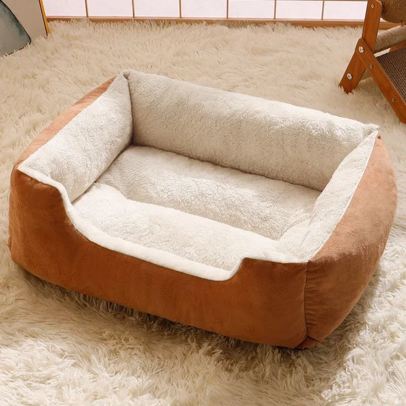 Zachte Hondenmand & Kattenmand – Rechthoekig Fluffy Huisdierbed