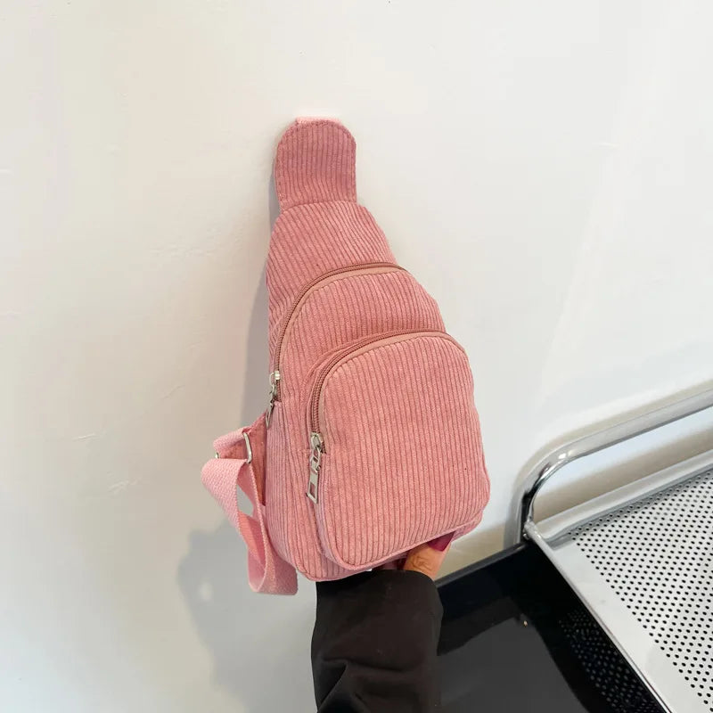 Teddy Heuptas โ Zachte Pluche Crossbody Tas voor Dames