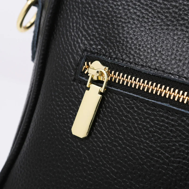 Dames Schoudertas met Brede Strap – Stijlvolle Crossbody Tas met Ruime Vakken