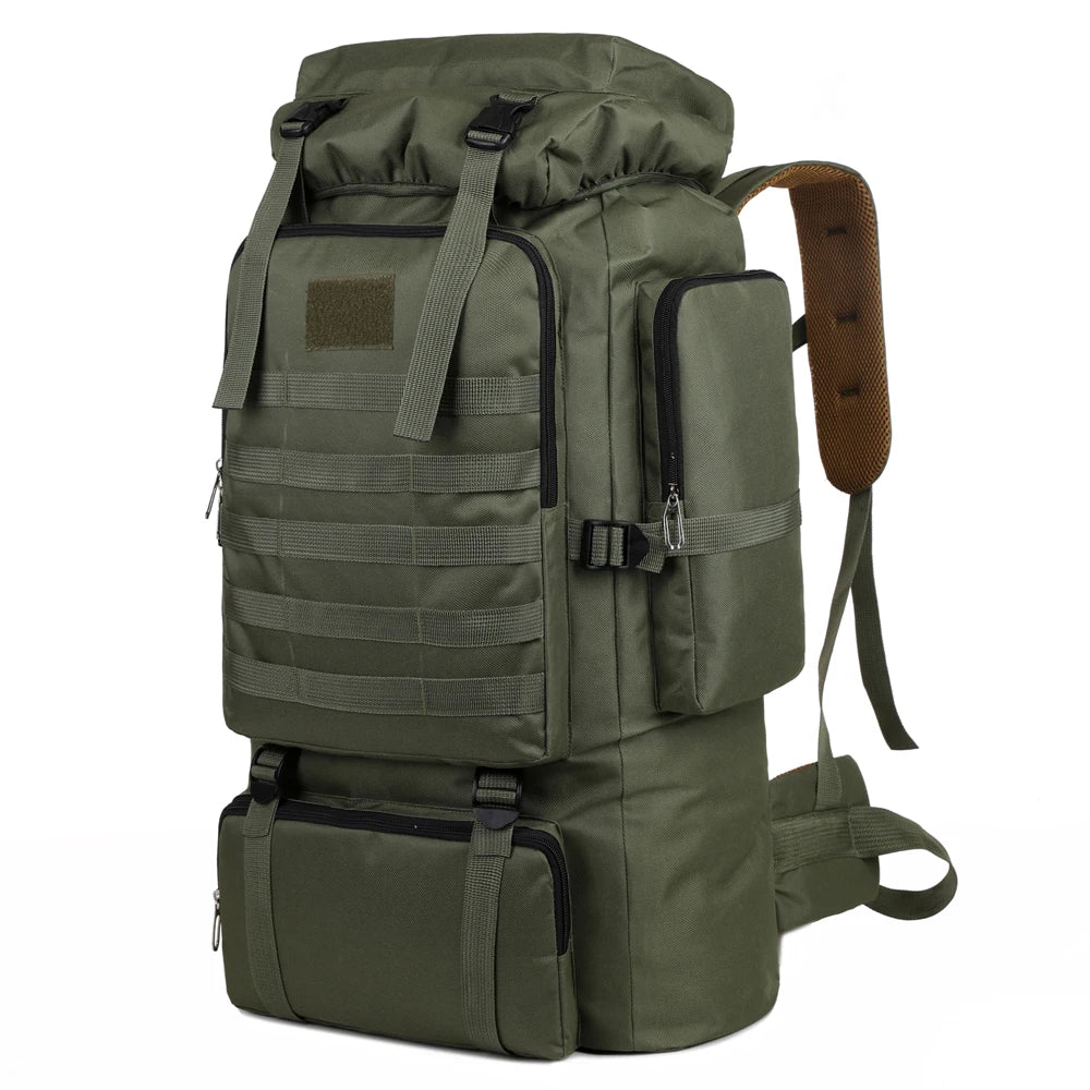 Militaire Rugzak 60L – Waterdichte Outdoor Backpack met MOLLE-systeem