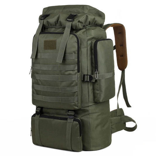 Militaire Rugzak 60L – Waterdichte Outdoor Backpack met MOLLE-systeem