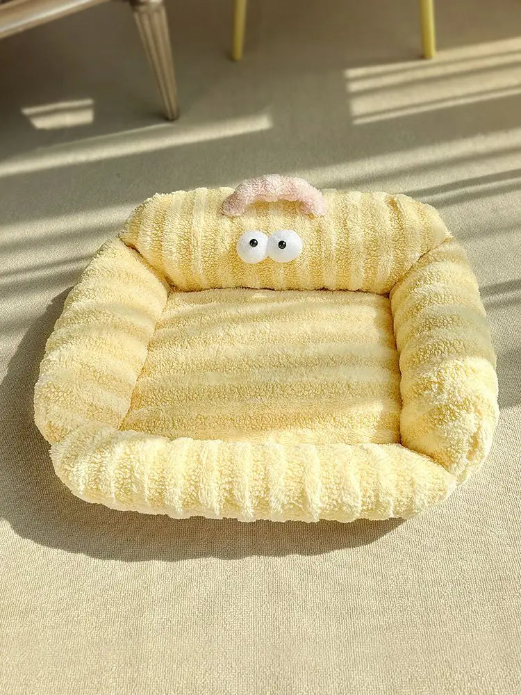 Fluffy Hondenmand & Kattenmand – Zachte Huisdiermand met Schattig Design