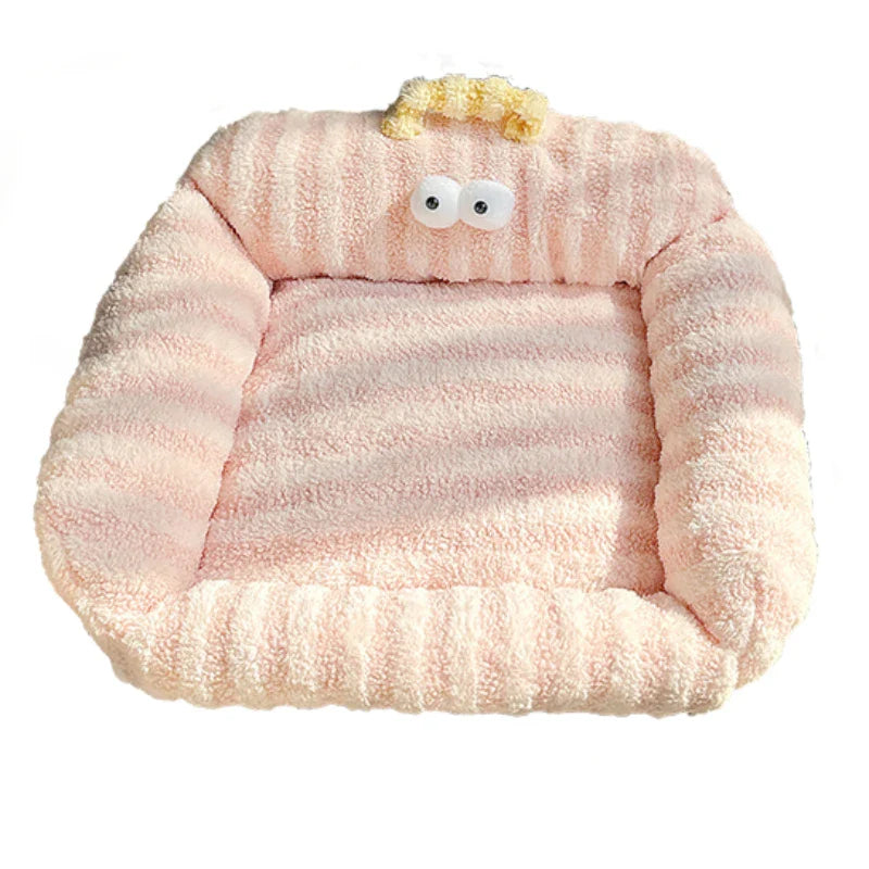 Fluffy Hondenmand & Kattenmand – Zachte Huisdiermand met Schattig Design