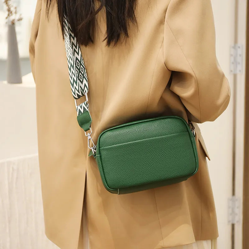 Crossbody Tas van Echt Leer – 22×15×8 cm | Hoogwaardige Dames Schoudertas