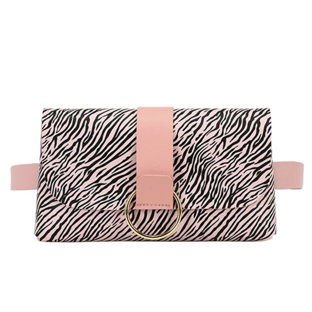 Trendy Heuptasje met Dier Print – Stijlvol & Compact – Verstelbare Riem