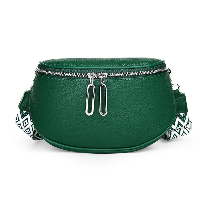 Elegante Crossbody Heuptas – Luxe Schoudertas met Unieke Band