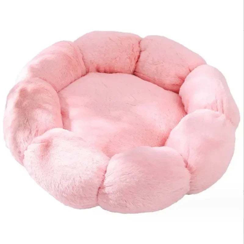 Bloemvormige Hondenmand & Kattenmand – Zachte Fluffy Huisdiermand
