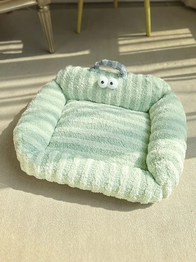 Fluffy Hondenmand & Kattenmand – Zachte Huisdiermand met Schattig Design