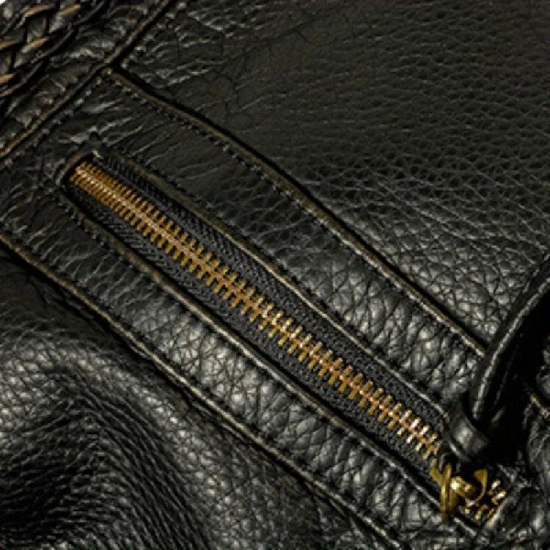 Zwarte Leren Handtas – Stoer & Stijlvol