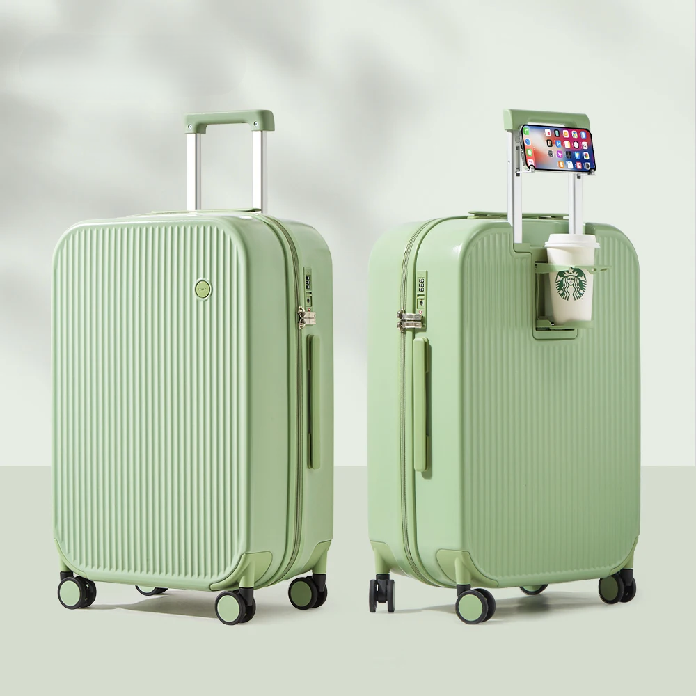 Handbagage Koffer met USB-poort & Tablet Houder – 20/24 Inch – Waterdicht & TSA-slot – Lichtgewicht