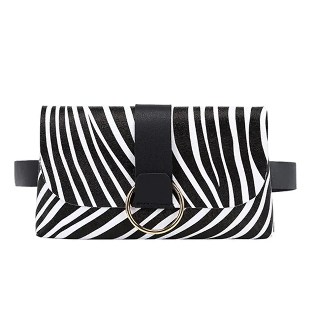 Trendy Heuptasje met Dier Print – Stijlvol & Compact – Verstelbare Riem