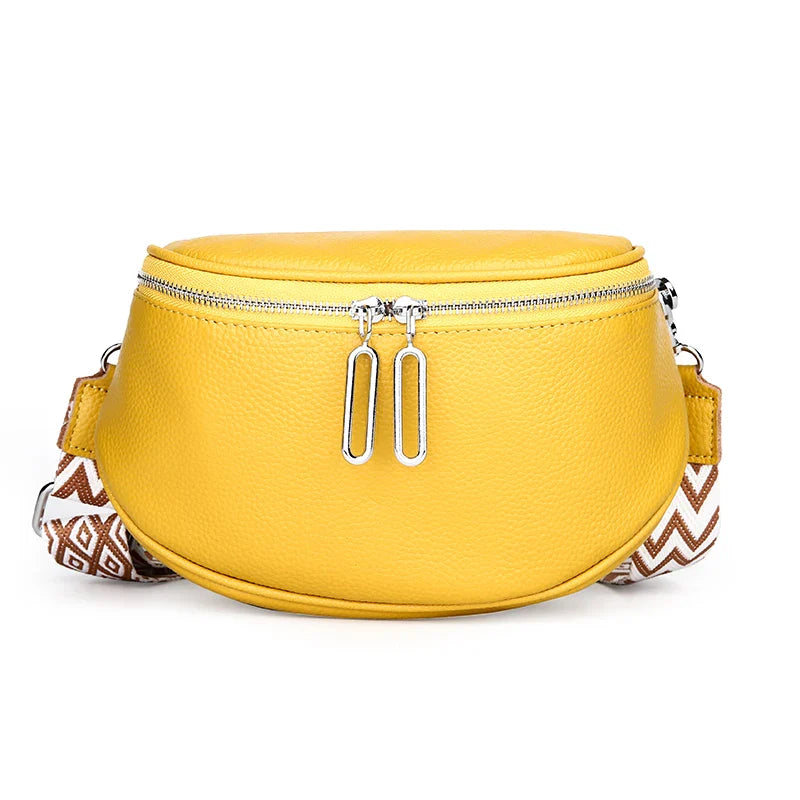 Elegante Crossbody Heuptas – Luxe Schoudertas met Unieke Band