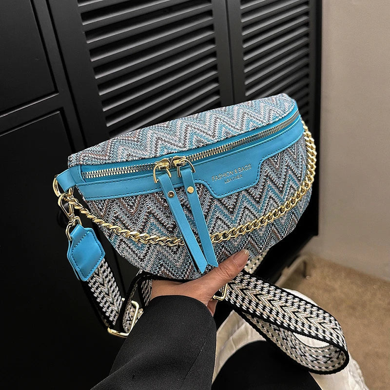 Bohemian Patchwork Crossbody Tas – Stijlvol & Uniek