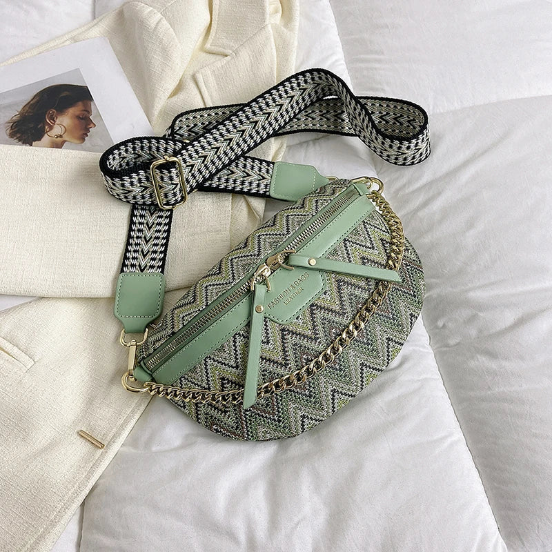 Bohemian Patchwork Crossbody Tas – Stijlvol & Uniek