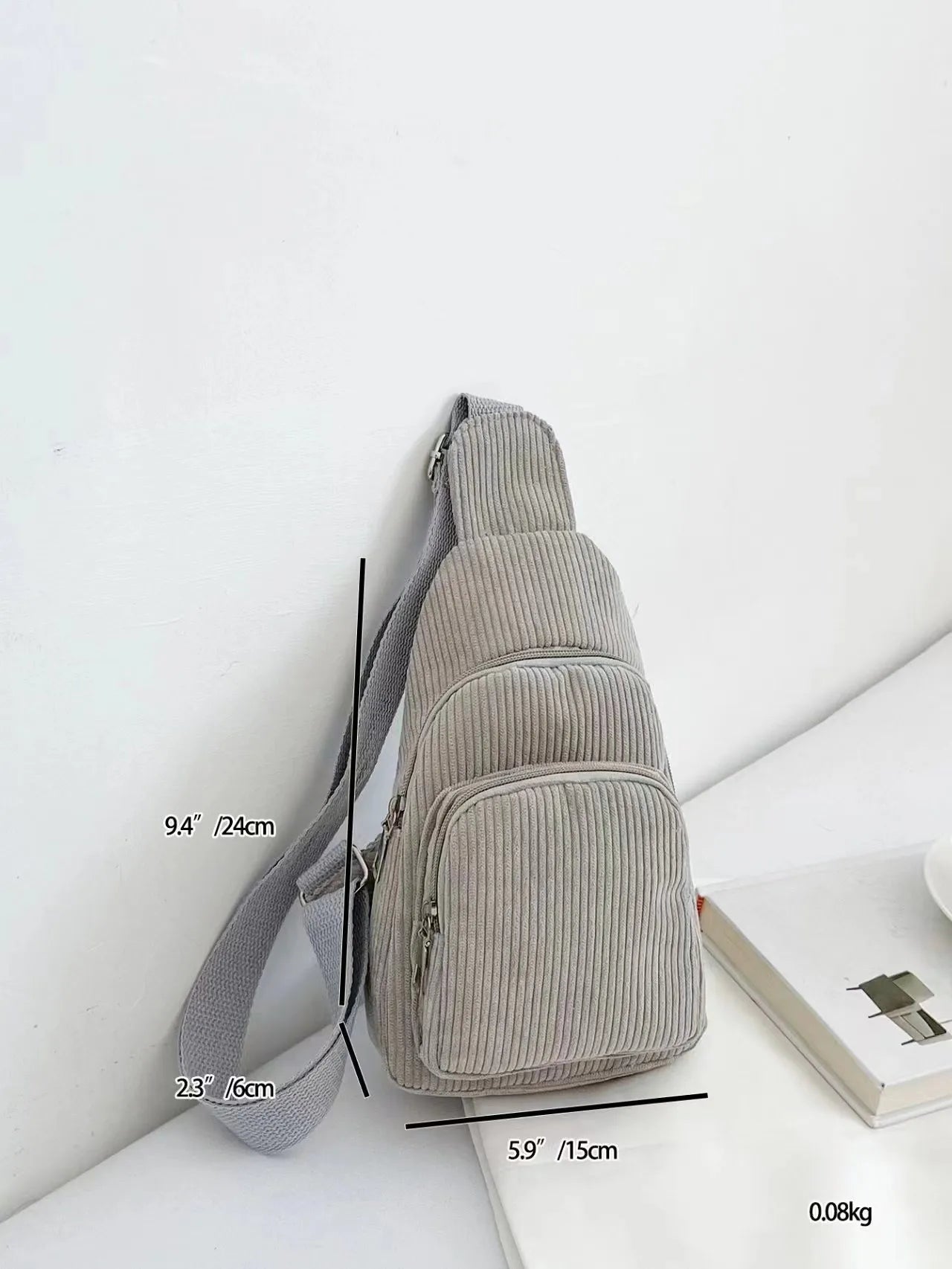Teddy Heuptas โ Zachte Pluche Crossbody Tas voor Dames