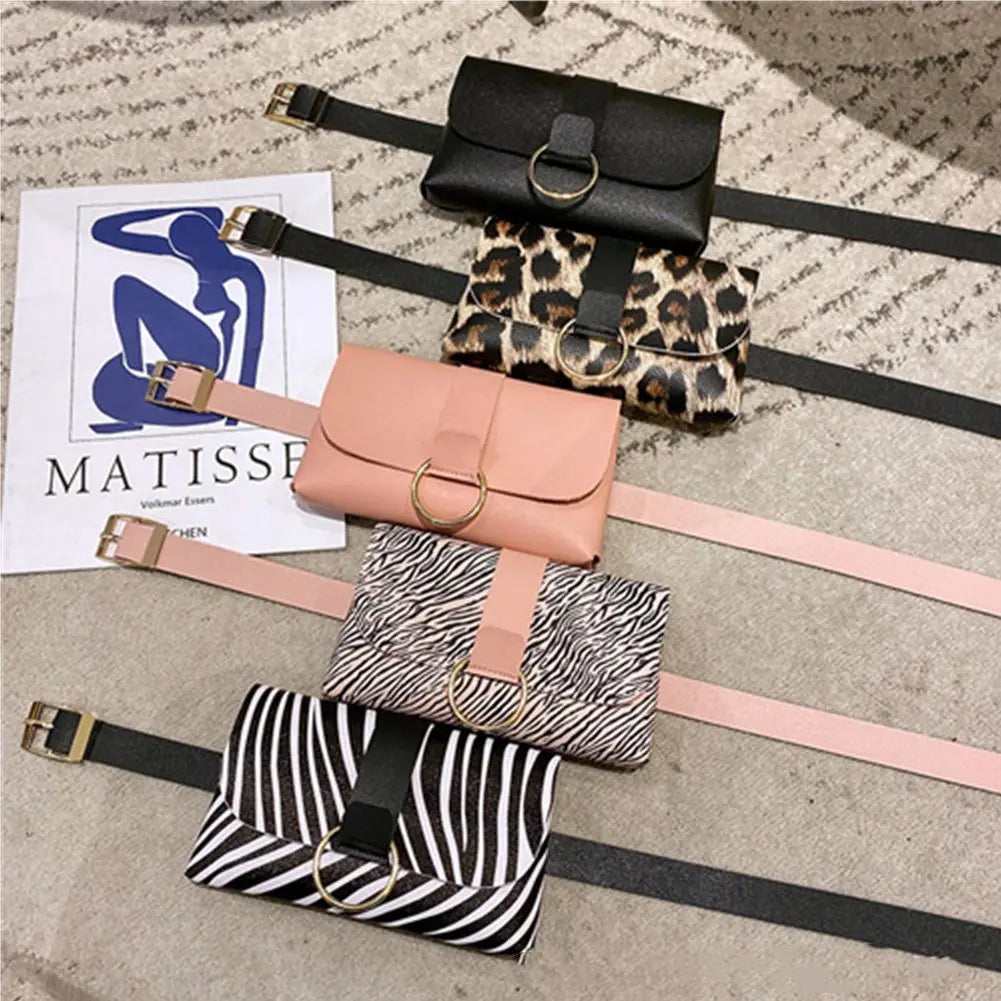 Trendy Heuptasje met Dier Print – Stijlvol & Compact – Verstelbare Riem