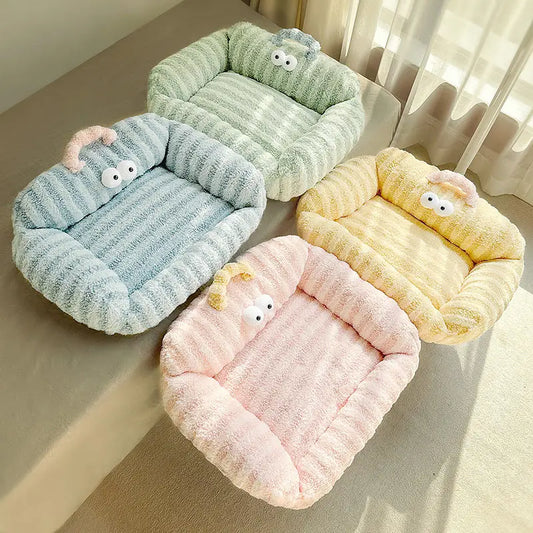 Fluffy Hondenmand & Kattenmand – Zachte Huisdiermand met Schattig Design